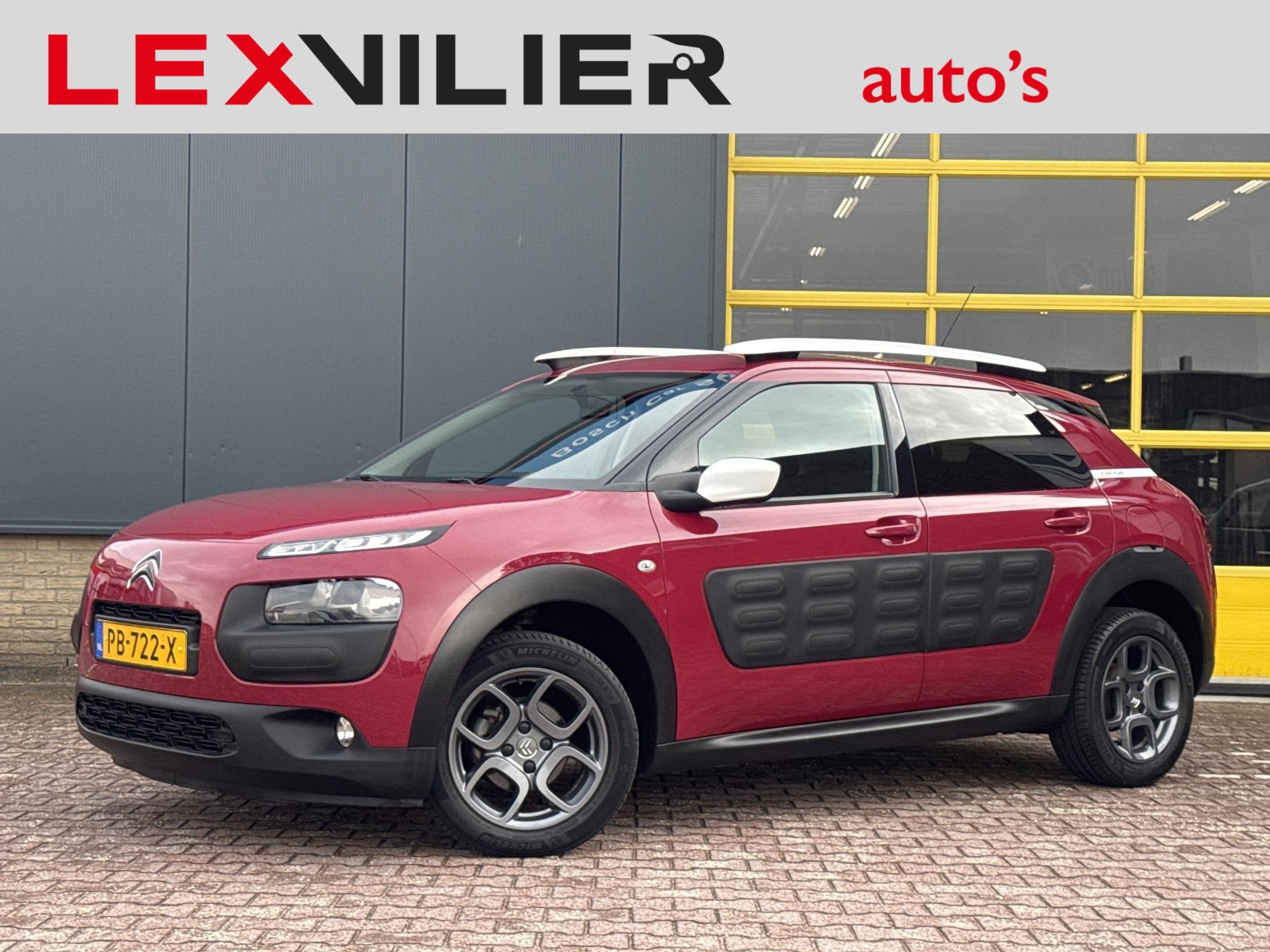 Citroen C4 Cactus 1.2 PureTech Feel Automaat! prijs incl Bov, Auto's, Dealer onderhouden, Stof, Met garantie (alle), 23 km/l