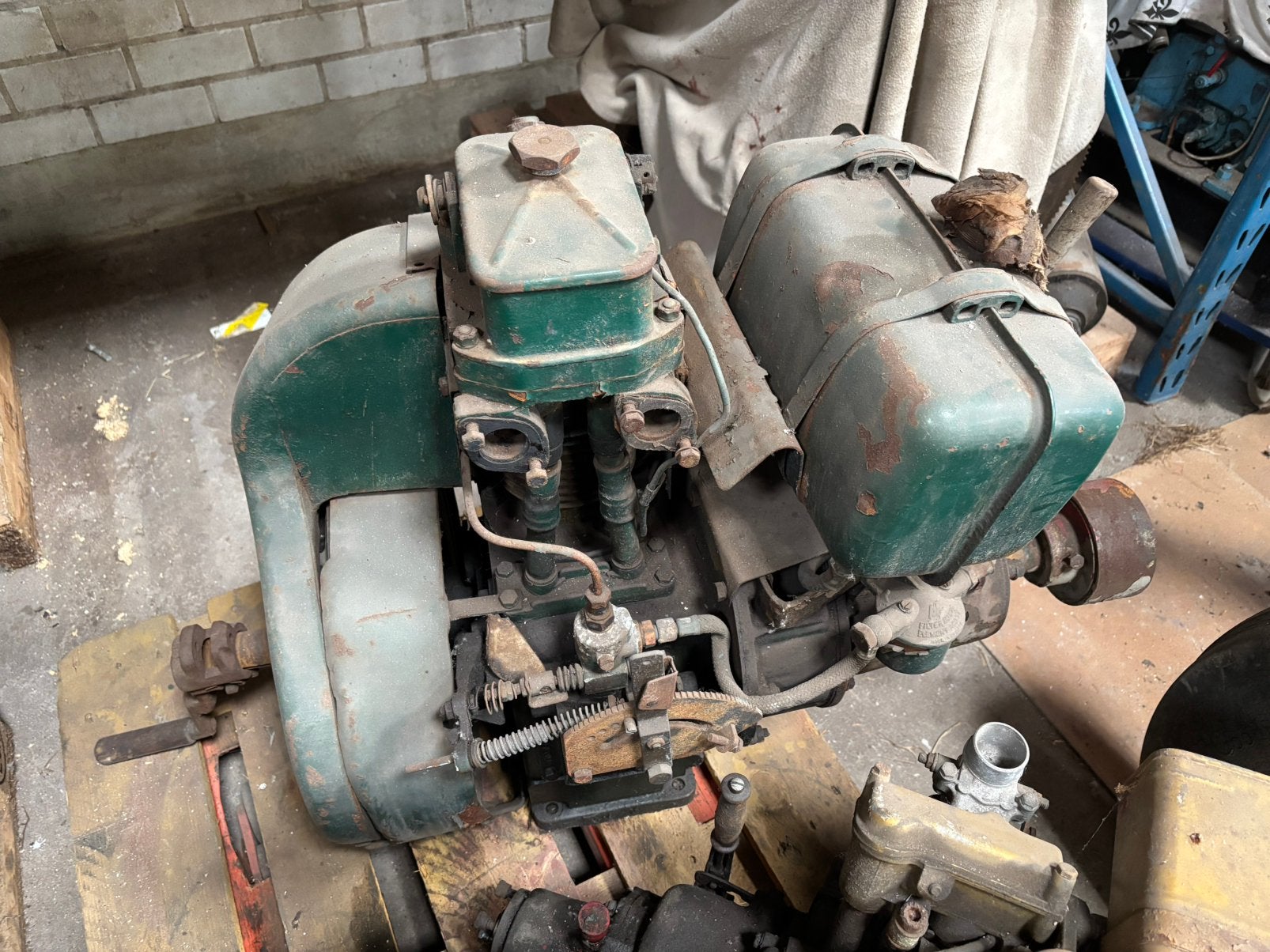 Petter dieselmotor, Doe-het-zelf en Verbouw, Motoren, Ophalen, Gebruikt, Dieselmotor, 1400 tot 1800 rpm