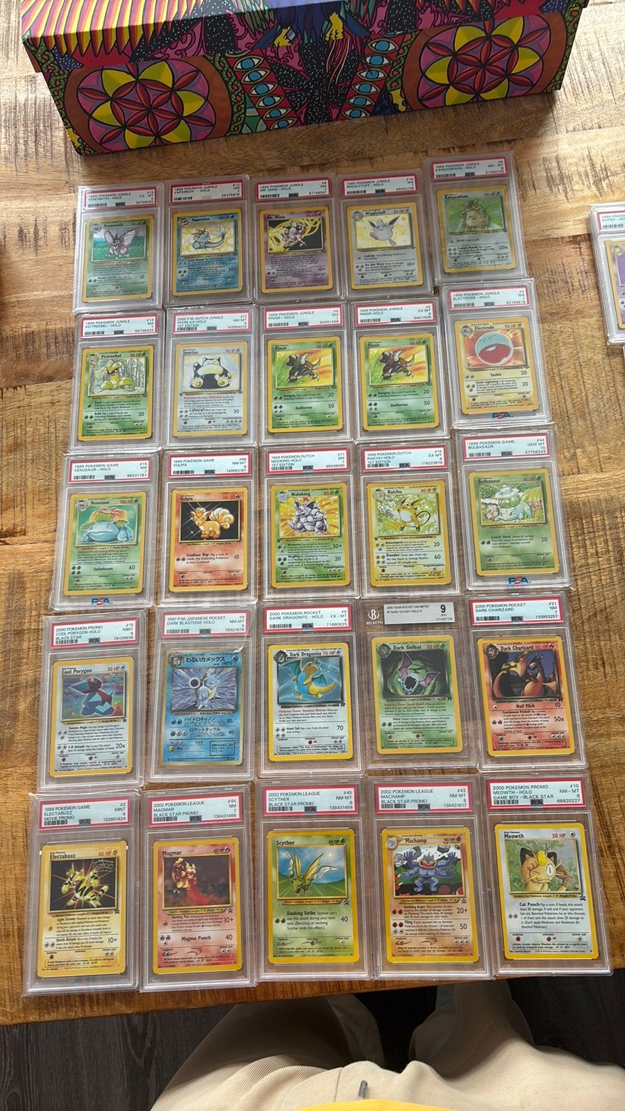 Pokemon psa slabs jungle base fossil rocket en meer, Ophalen of Verzenden, Zo goed als nieuw