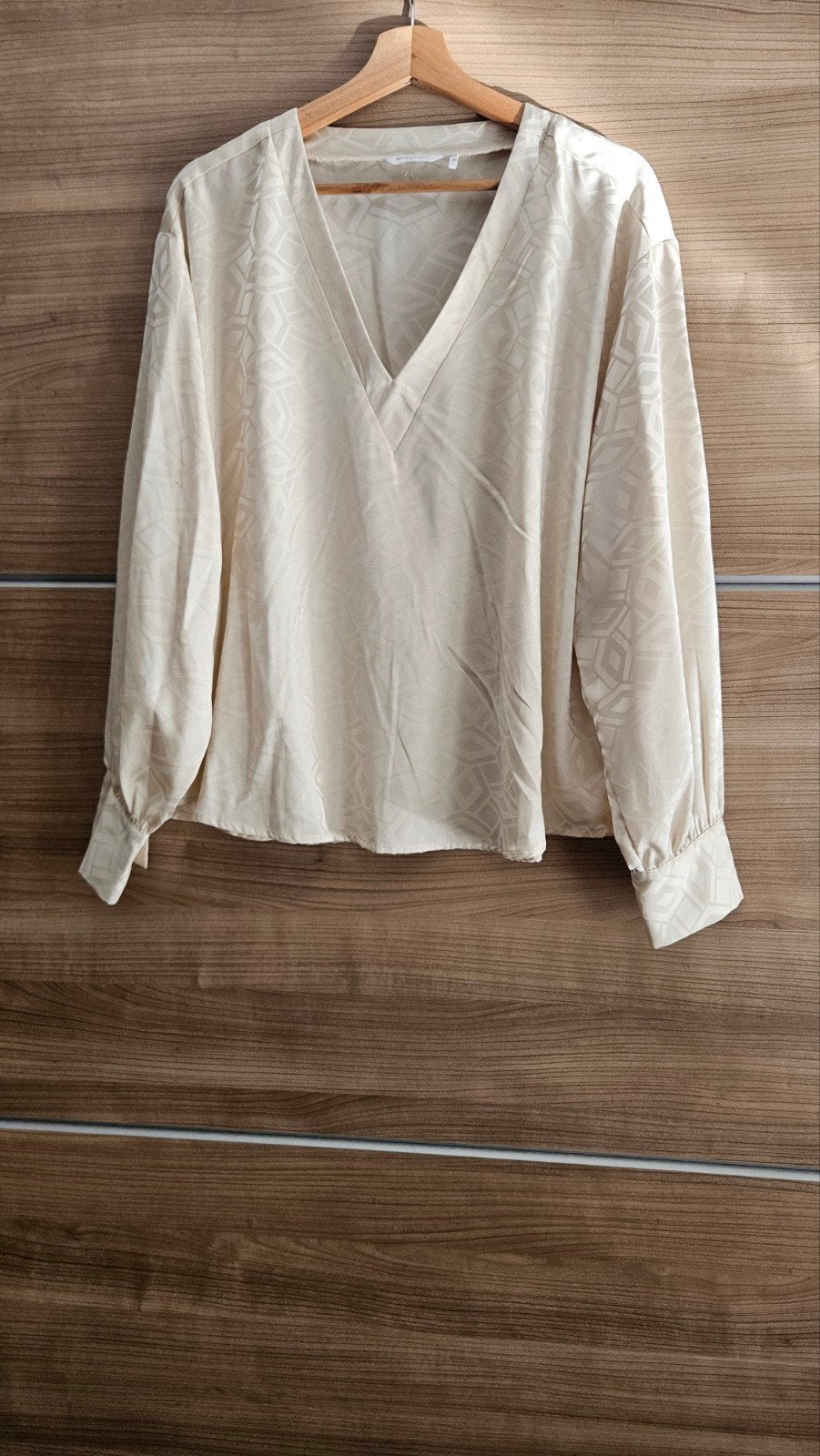 dames  blouse met ingeweven print van melting Stockholm Zgan, Melting Stockholm, Ophalen of Verzenden, Zo goed als nieuw, Overige kleuren