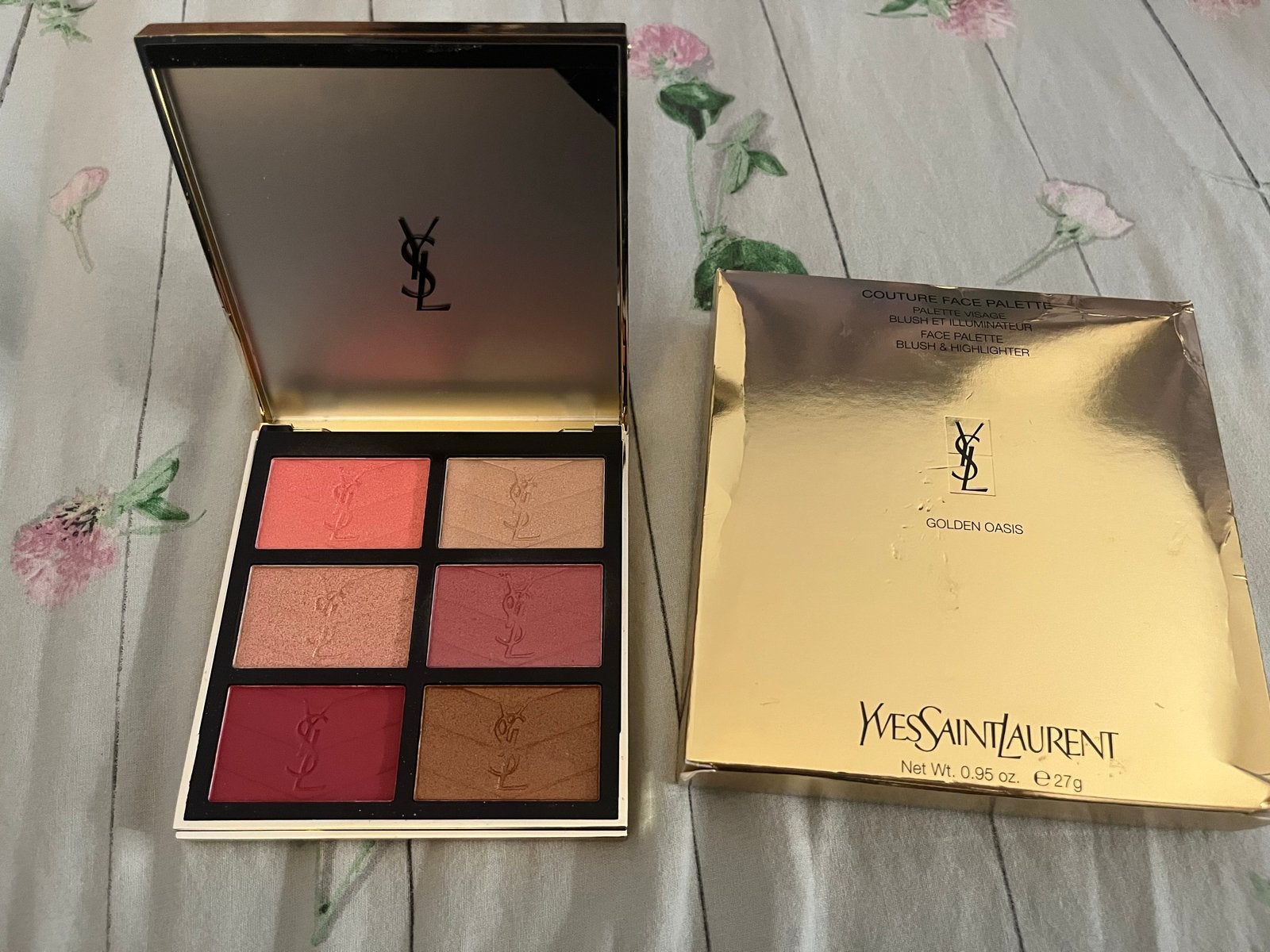 Yves Saint Laurent Couture Face Palette Golden Oasis, Sieraden, Tassen en Uiterlijk, Overige kleuren, Gehele gezicht, Nieuw, Ophalen of Verzenden