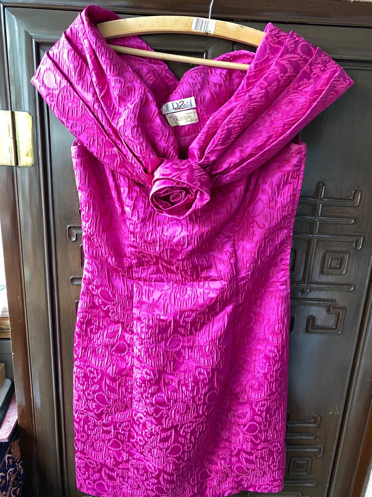 Vintage Dior 2 cocktail-jurk, Maat 38/40 (M), Ophalen of Verzenden, Zo goed als nieuw, Roze