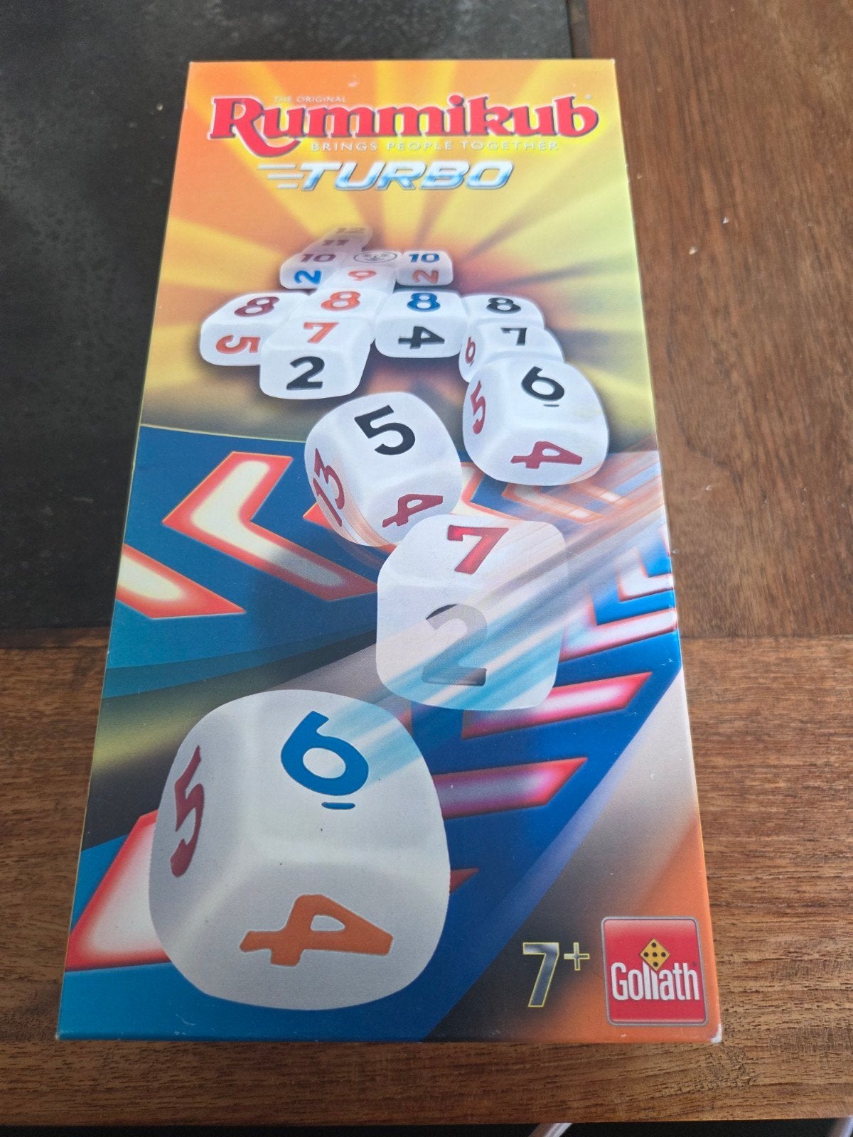Rummikub Turbo dobbelspel - Zo goed als nieuw, Een of twee spelers, Ophalen of Verzenden, Zo goed als nieuw, Goliath