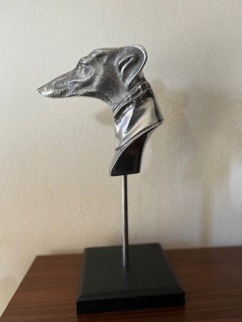 mooi buste kop beeld windhond hazewindhond, Ophalen of Verzenden, Overige materialen