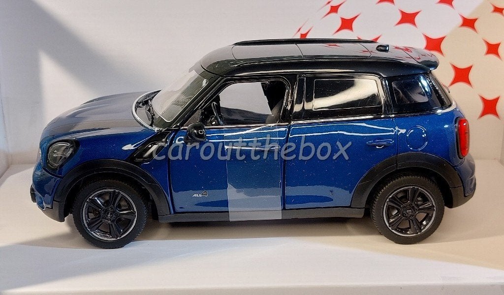 Mini Cooper S Countryman blauw 1:24 Rastar, Verzenden, Nieuw, Auto, Overige merken