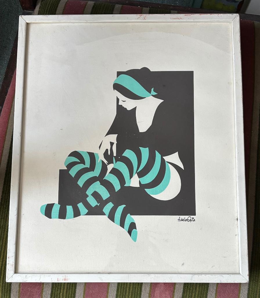 Schilderij / print Amleto Dalla Costa, Ophalen