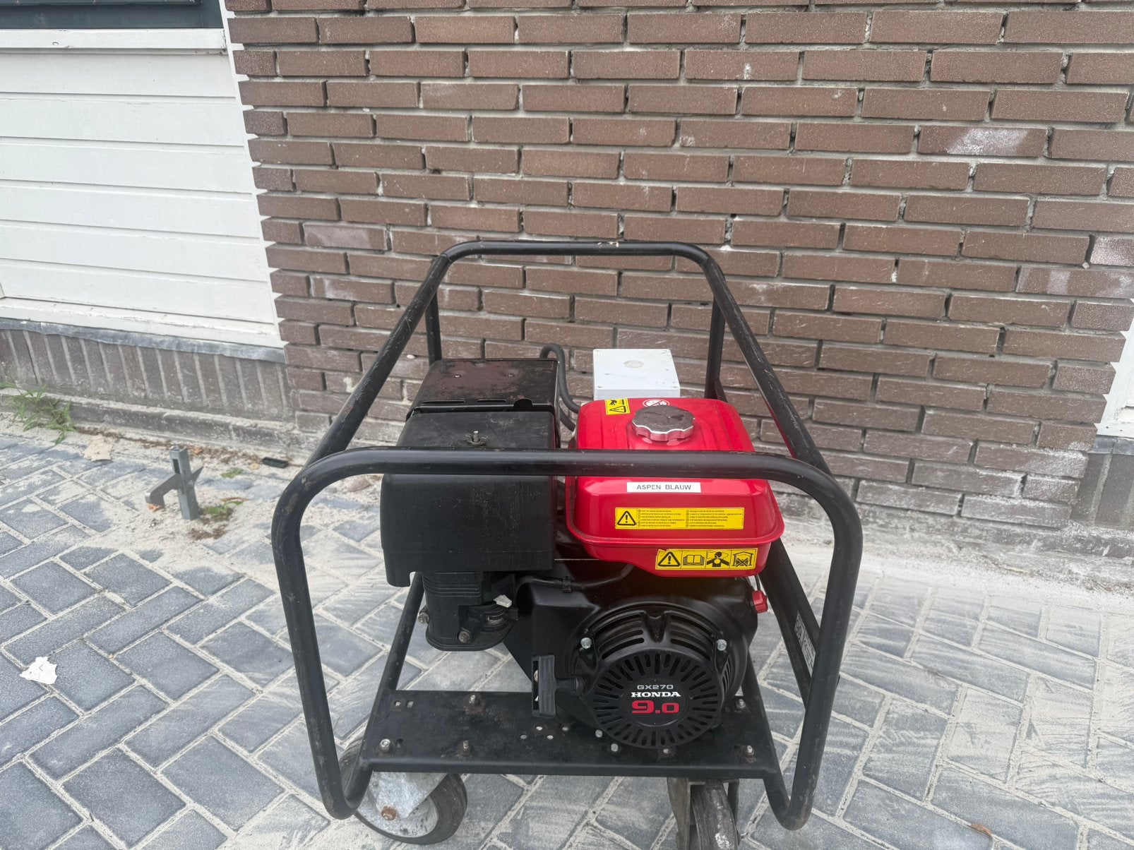 3,4 KVA Aggregaat / Generator. Honda EC4000, Ophalen, Benzine, ., Zo goed als nieuw