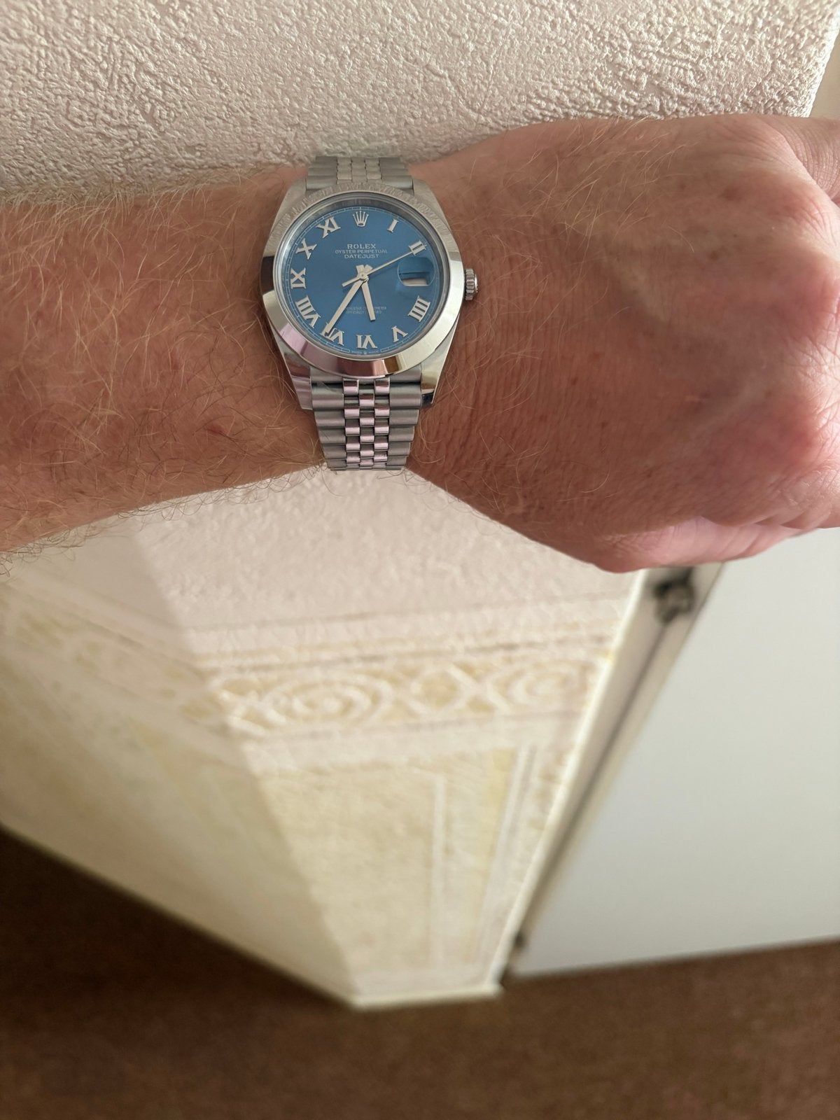 Rolex Datejust 41mm, Ophalen, Polshorloge, Zo goed als nieuw, Rolex