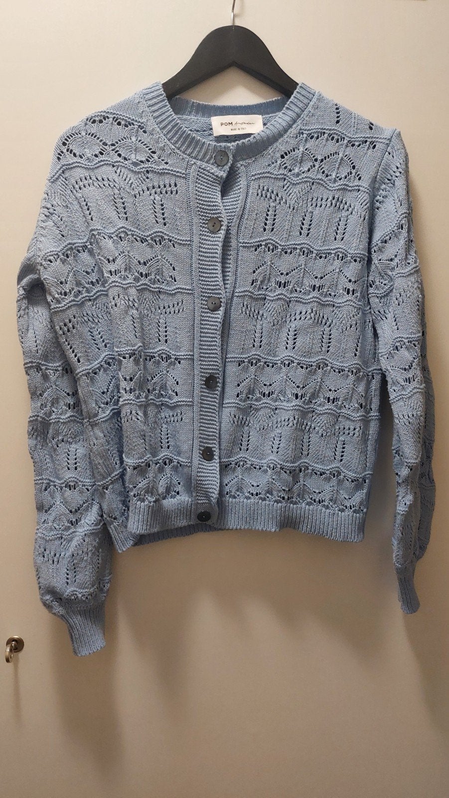 Nieuw POM Amsterdam vest maat 38, Maat 38/40 (M), POM Amsterdam, Blauw, Nieuw