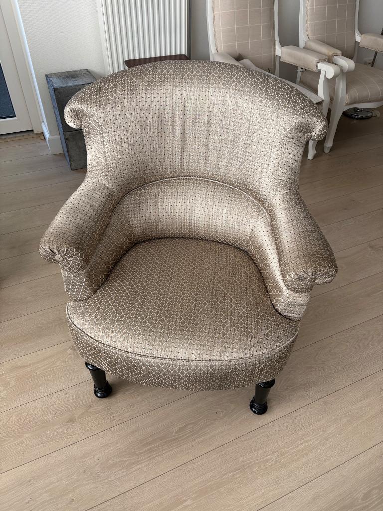 Fauteuil Engels, Ophalen, Gebruikt, 75 tot 100 cm, Stof