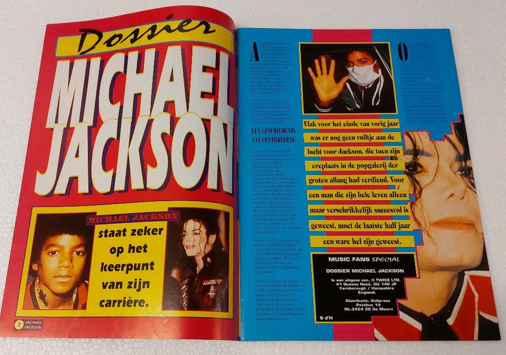 Michael Jackson FAN MAGAZINE 1994, Gebruikt, Verzenden, NvT, Michael Jackson