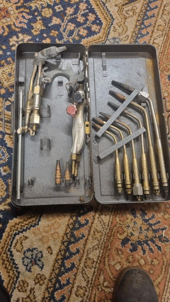 Snijbrander set: Precioso handgreep, Loosco brander, Doe-het-zelf en Verbouw, Gereedschap | Lasapparaten, Ophalen of Verzenden