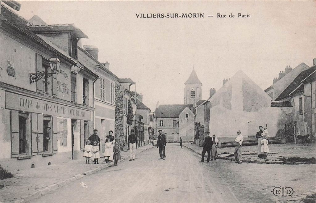 702-400-039 Villiers-Sur-Morin Rue De Paris, Verzenden, Voor 1920, Frankrijk