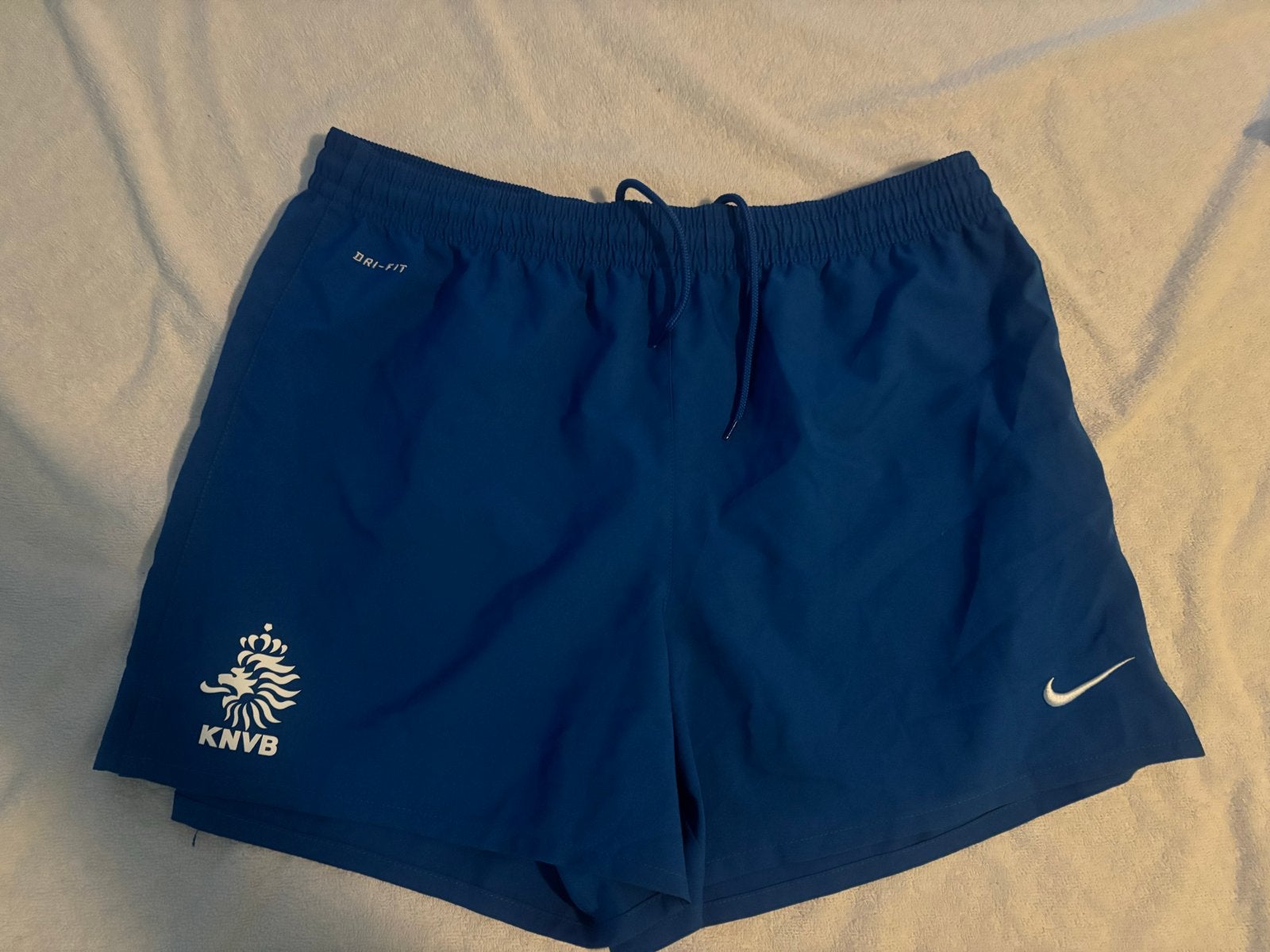 Nike KNVB Nederlands Elftal Dri-FIT Short - Blauw, Kleding | Heren, Maat 52/54 (L), Blauw, Ophalen of Verzenden, Zo goed als nieuw