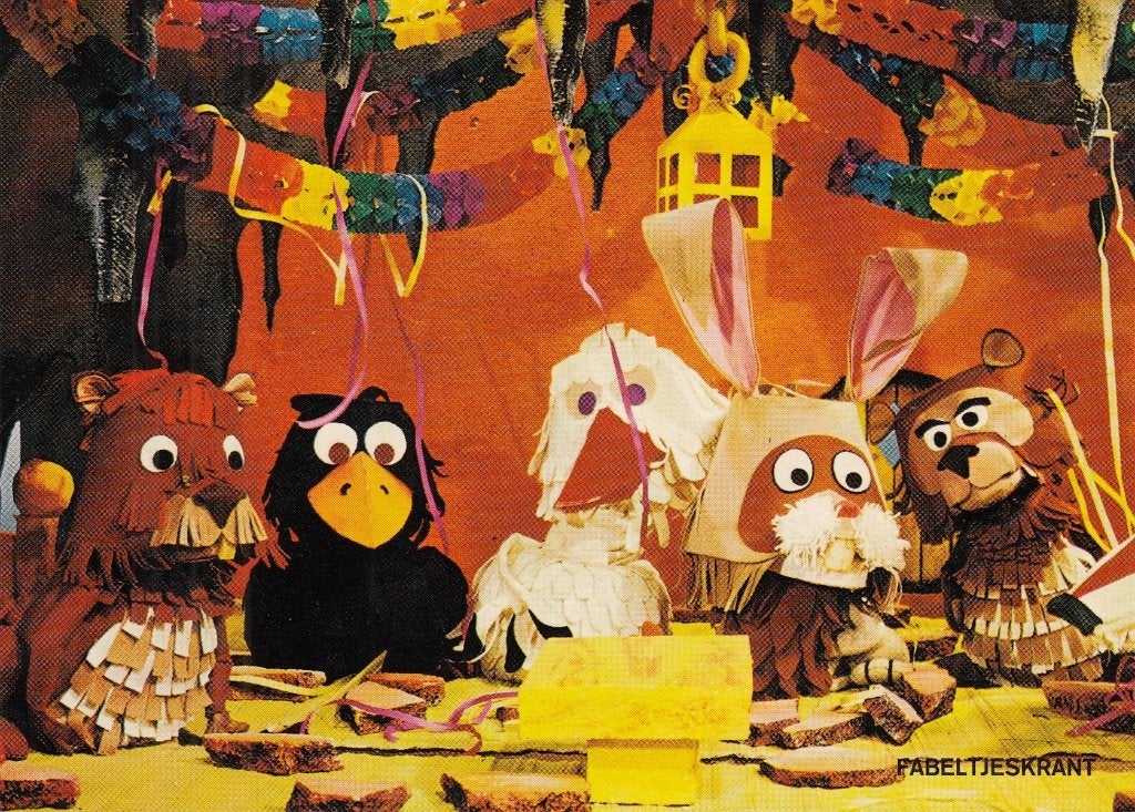 Ansichtkaart- 1969- Fabeltjeskrant- Feestje- O, Verzenden, 1960 tot 1980, Ongelopen, Zuid-Holland