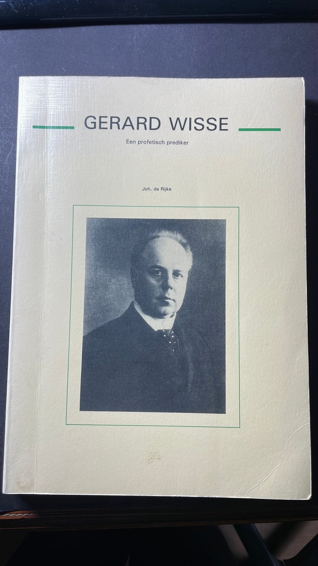 Joh. de Rijke. Gerard Wisse, Ophalen of Verzenden, Zo goed als nieuw