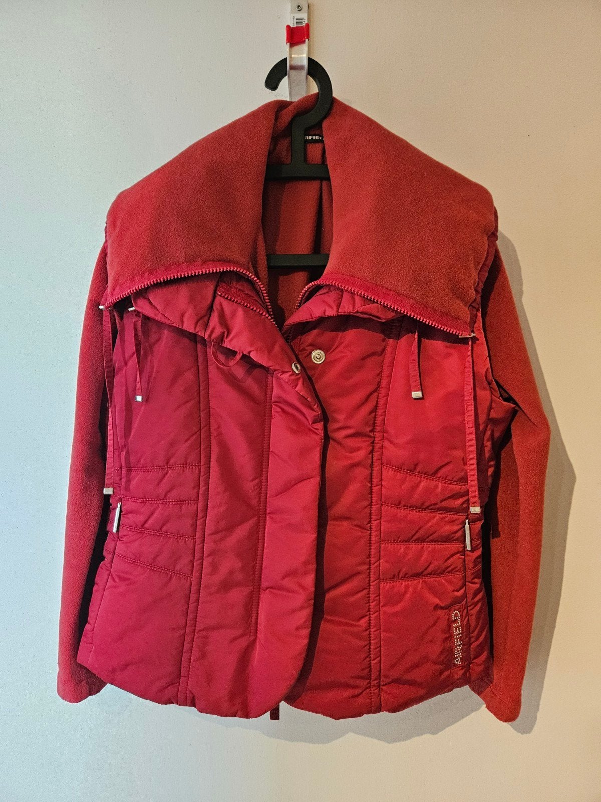 Bordeaux rode bodywarmer met vest, maat S, Ophalen of Verzenden, Zo goed als nieuw, Airfield, Maat 36 (S)