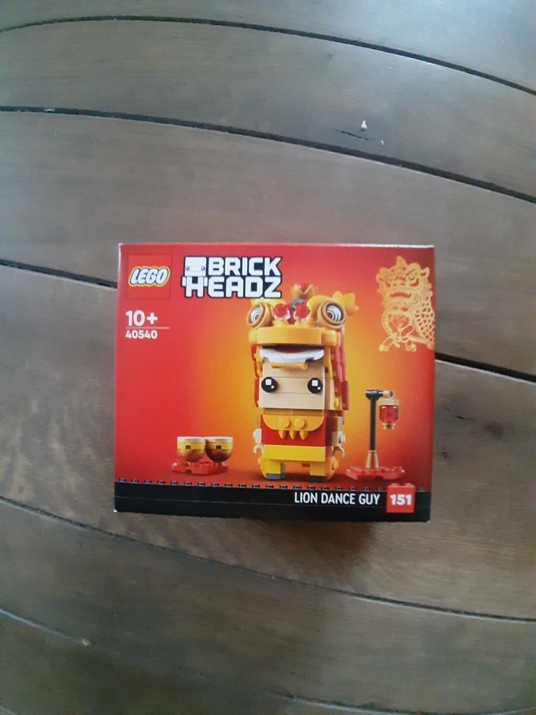 Nieuw 40540 leeuwendanser lego brick headz, Kinderen en Baby's, Speelgoed | Duplo en Lego, Ophalen of Verzenden, Nieuw, Complete set