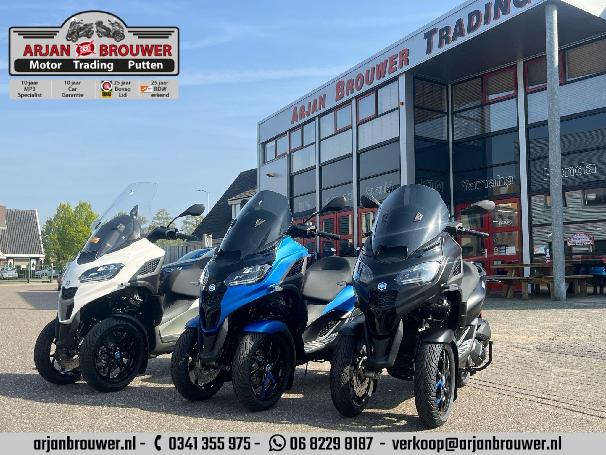 Piaggio MP3 310 HPE Sport E5+ NIEUW Uit voorraad leverbaar!, Postbus 305
4900 AH  Oosterhout, NL, Overig, Customer_service@piaggio.com