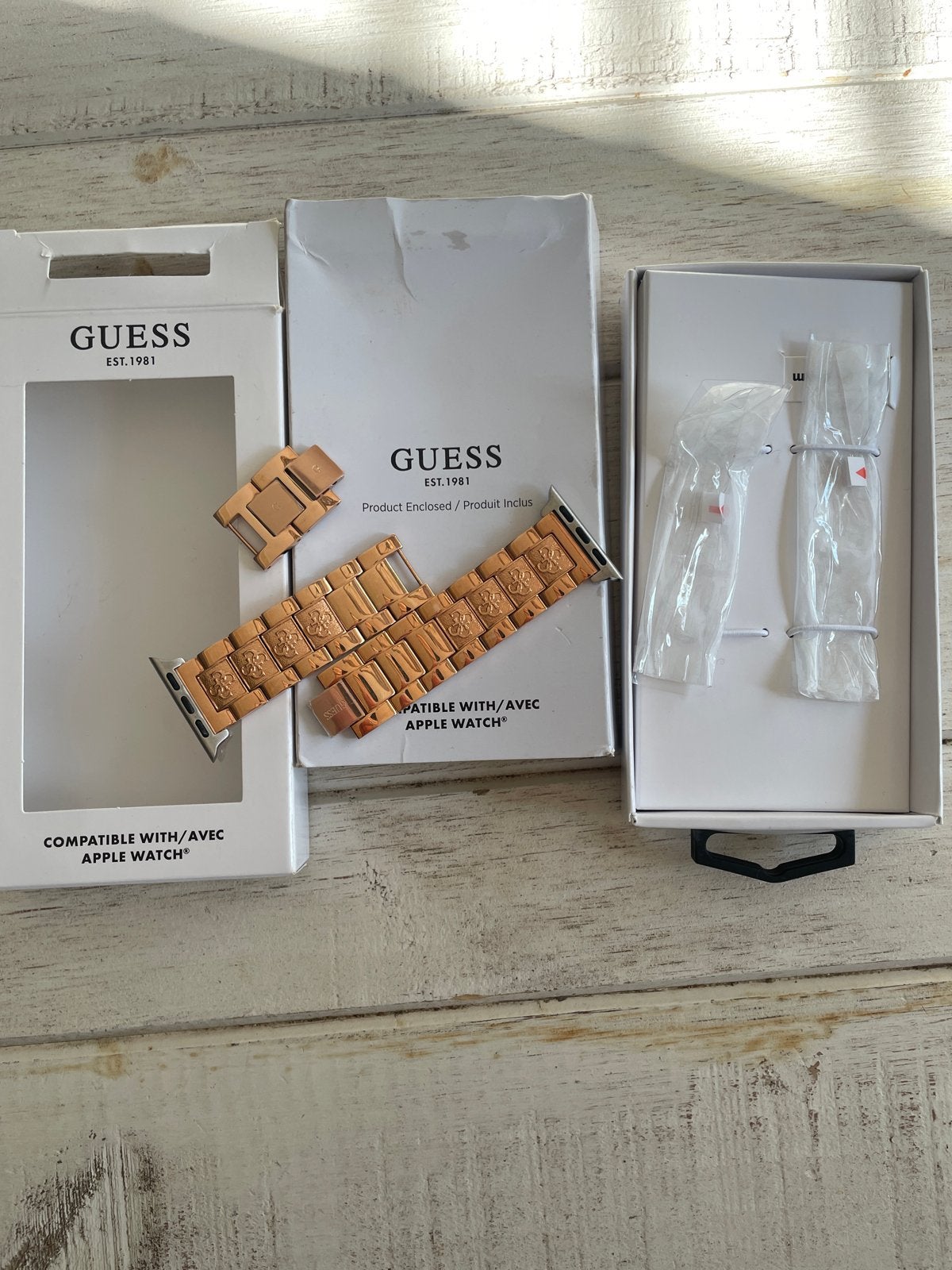 Guess Apple Watch Band Roségoud, Ophalen of Verzenden, Nieuw, Roze