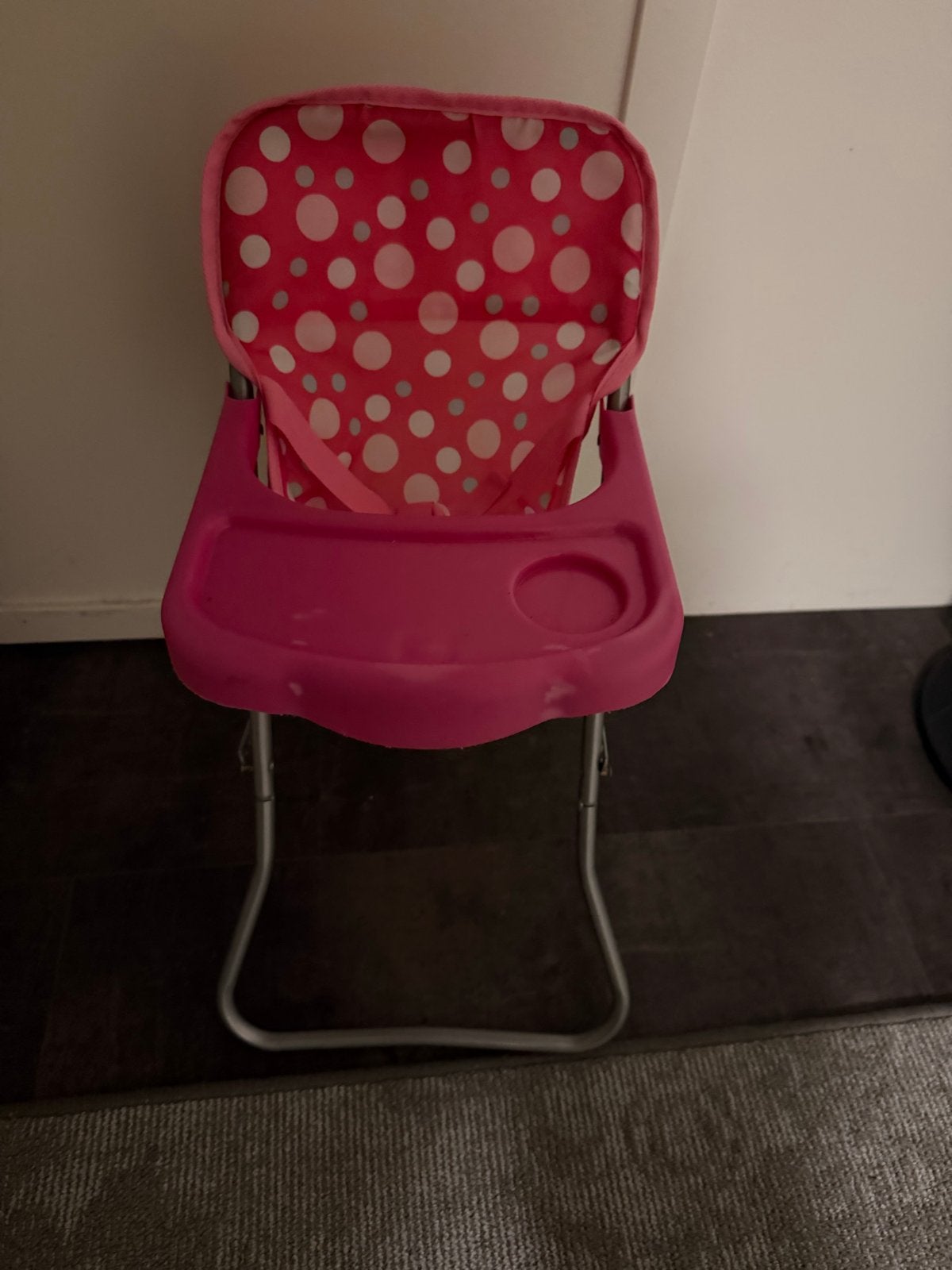 Leuke roze poppenstoel - Zo goed als nieuw, Ophalen, Zo goed als nieuw, Overige typen