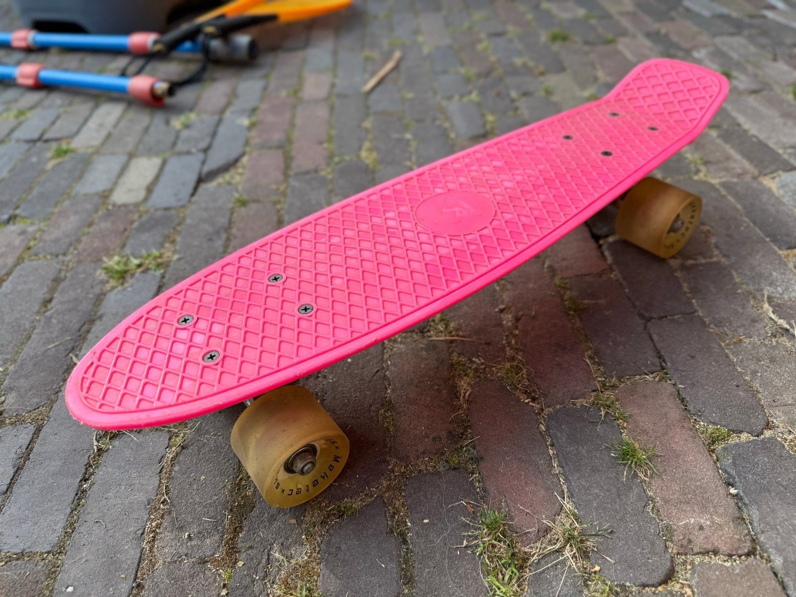 Klein roze skateboard, Ophalen, Gebruikt, Skateboard