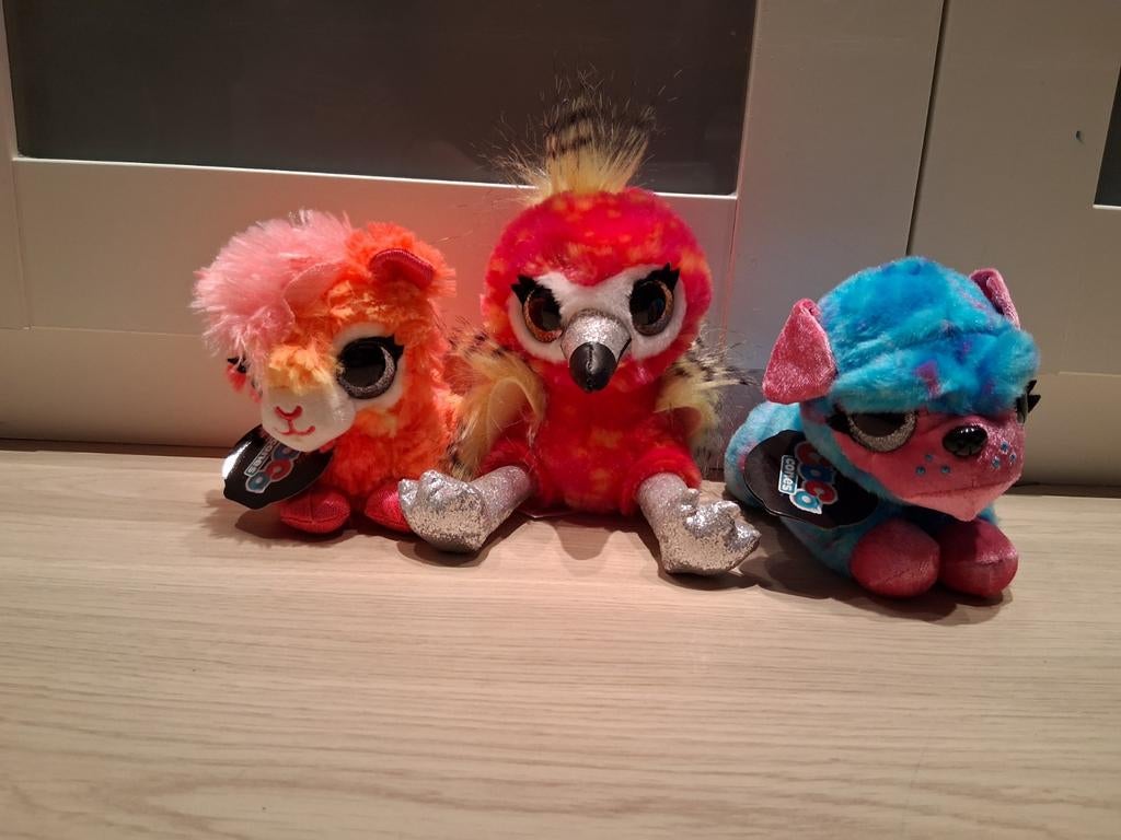 Leuke set van 3 Cogo's knuffels, Oranje, Overige merken, Overige karakters, Overige typen