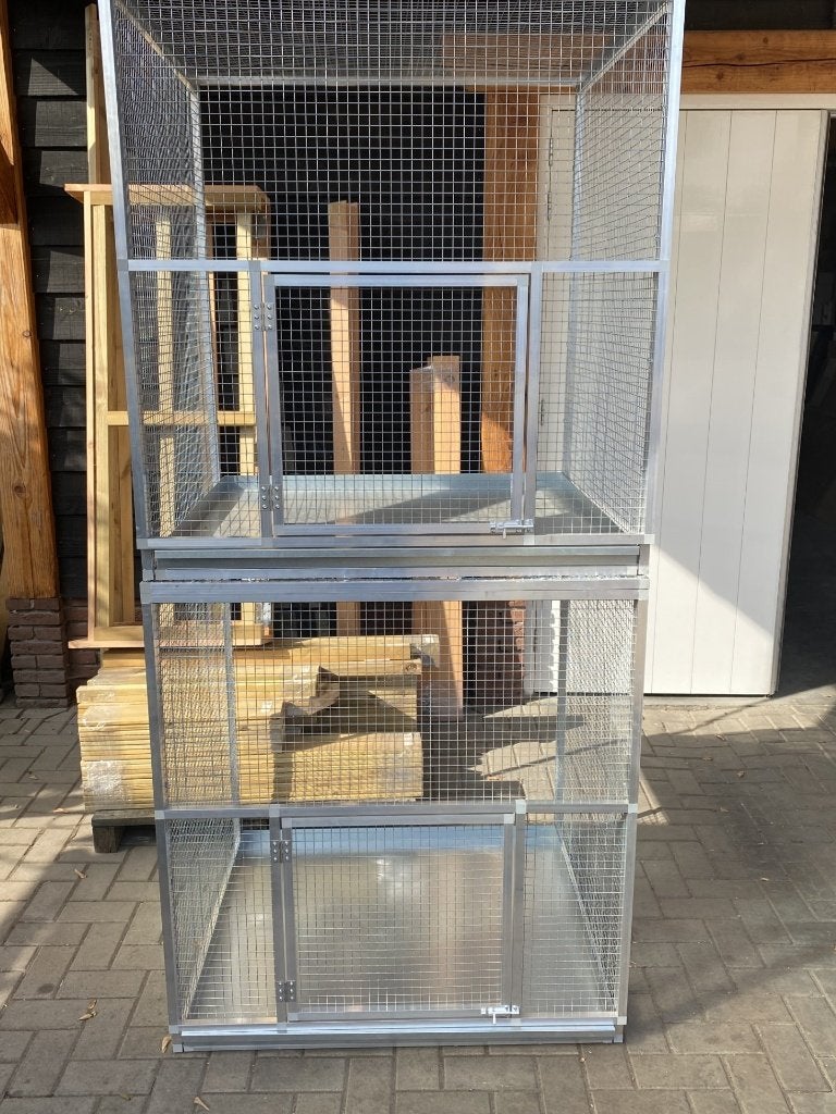 Broedkooi | aanhangkooi | vluchtkooi | binnen hok | duiven, Ophalen of Verzenden, Nieuw, Aluminium, Volière