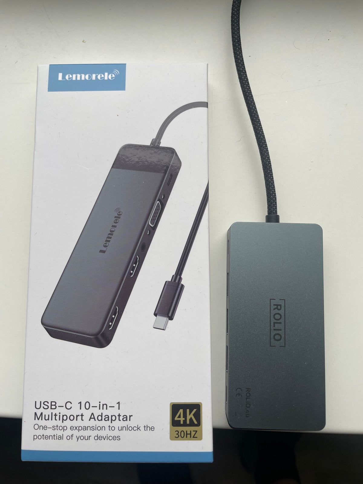 Lemorele USB-C 10-in-1 Multiport Adapter 4K 30Hz, Ophalen of Verzenden, Nieuw