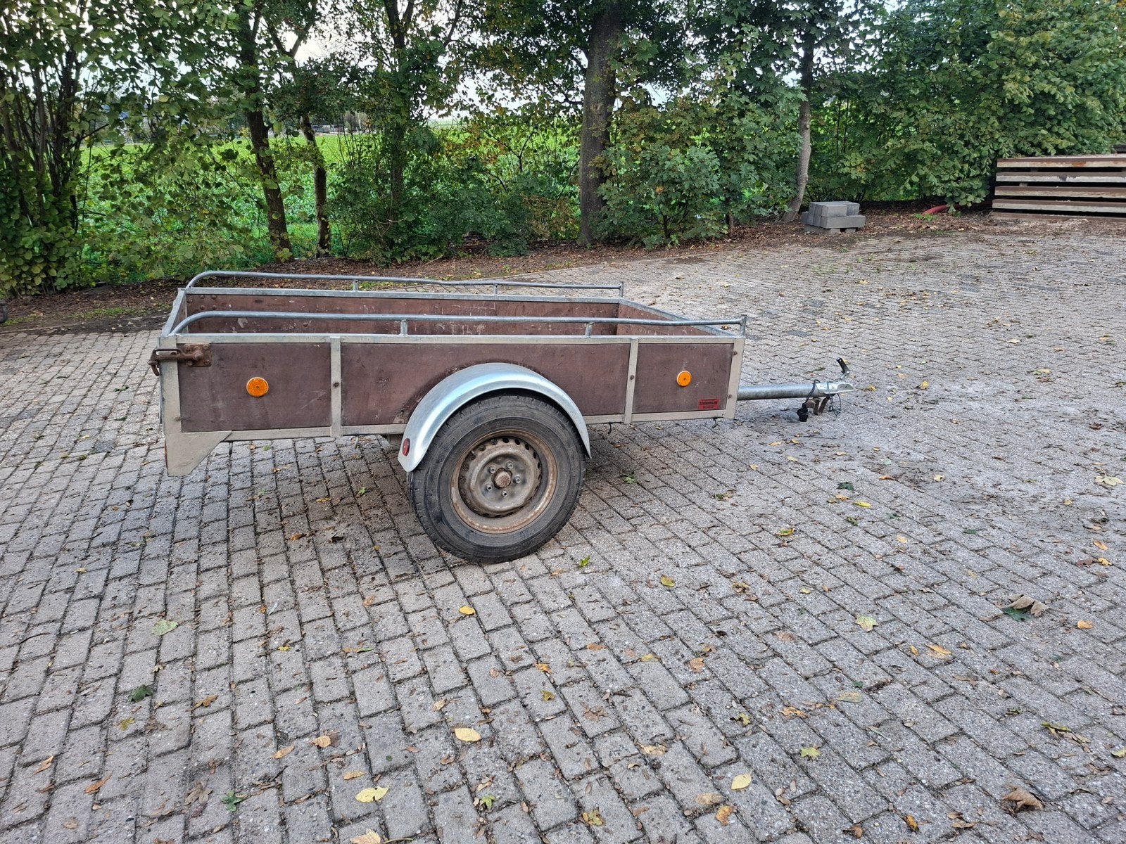 aanhanger 750 kg, Ophalen, Gebruikt