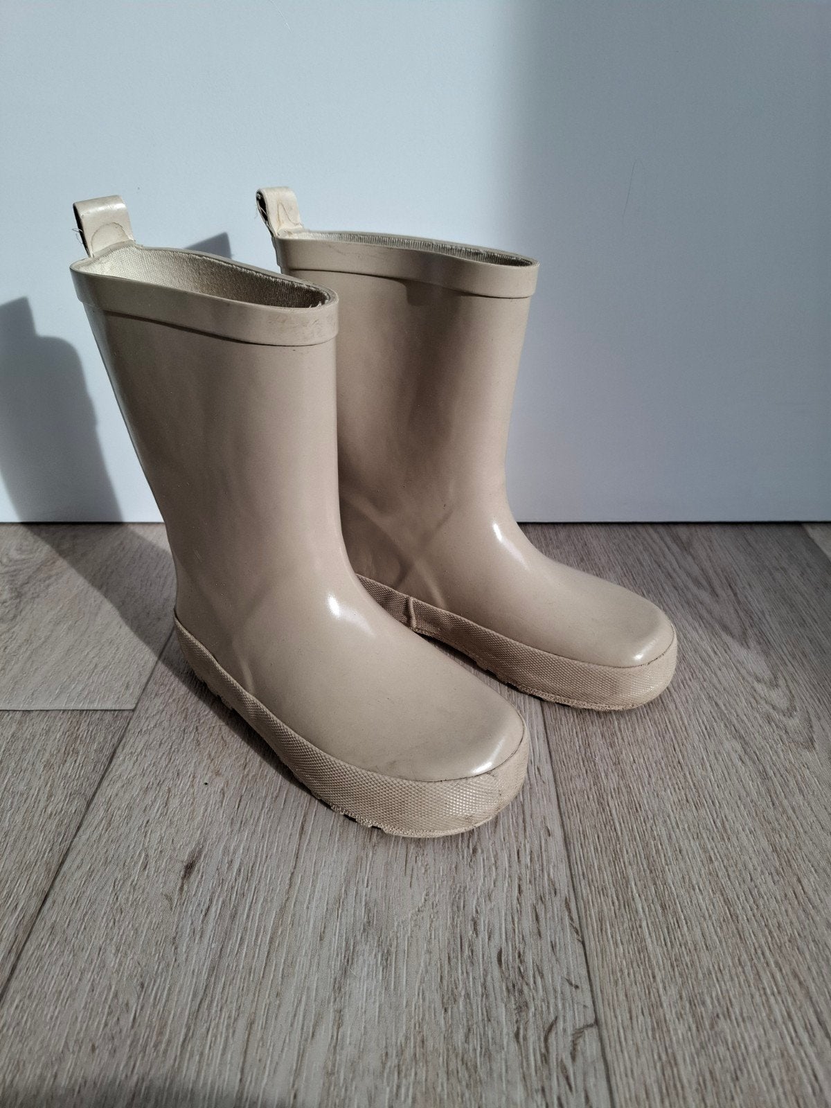 Hema crème regenlaarzen maat 28/29, Meisje, Ophalen of Verzenden, Hema, Laarzen