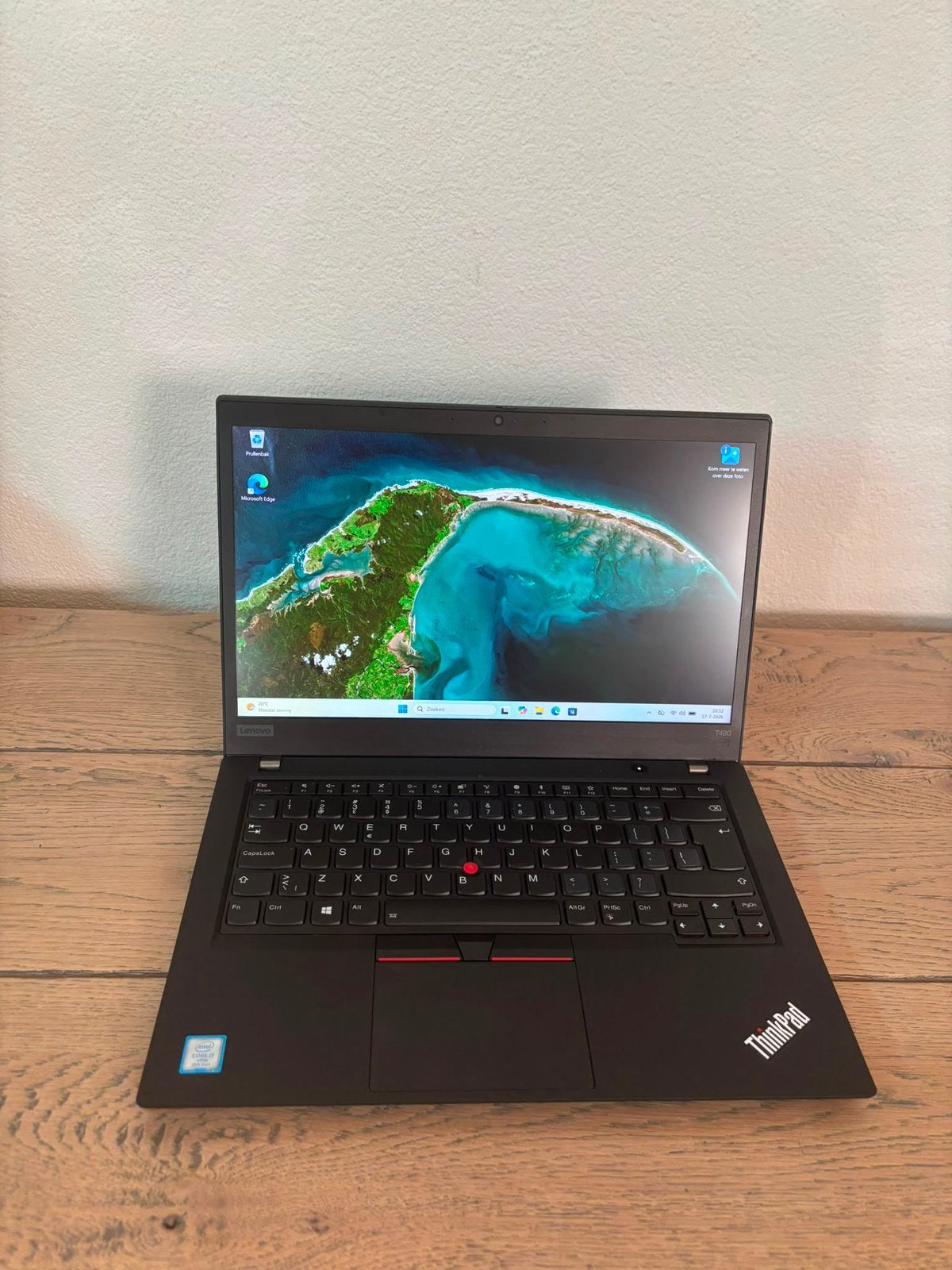 Lenovo ThinkPad T490 | i7 | 32GB RAM | 512GB SSD | NVIDIA, Met videokaart, Minder dan 2 Ghz, UK, 14 inch