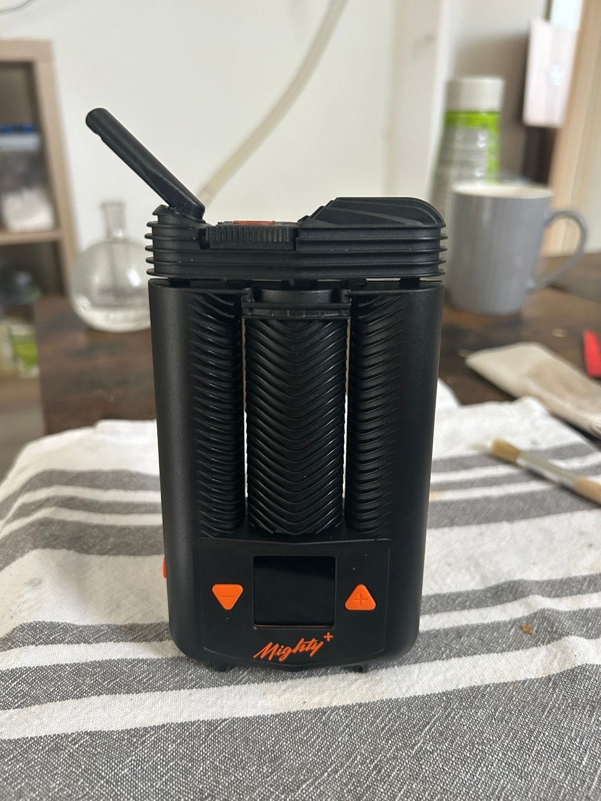 Storz & Bickel Mighty+ vaporizer Complete Set, Ophalen, Zo goed als nieuw
