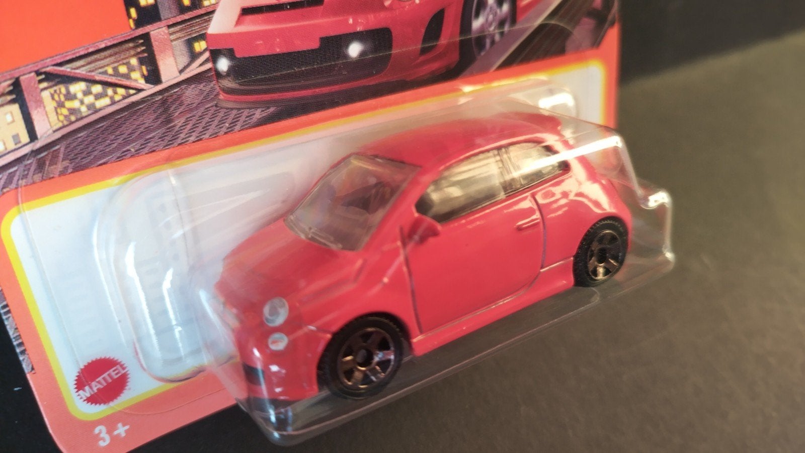 Fiat 500 Turbo 2019 1:64 3inch Matchbox Pol, Auto, Verzenden, ., Nieuw