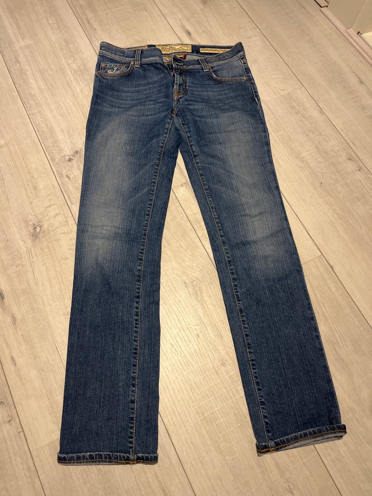 Jacob Cohen Handmade Jeans Maat 30, Ophalen of Verzenden, Gedragen, Blauw, W30 - W32 (confectie 38/40)