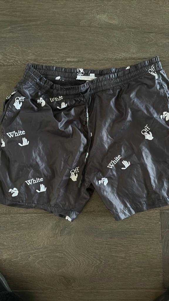 Off white zwembroek L nieuwstaat!, Ophalen of Verzenden, Maat 52/54 (L), Zwart, Zwemshort