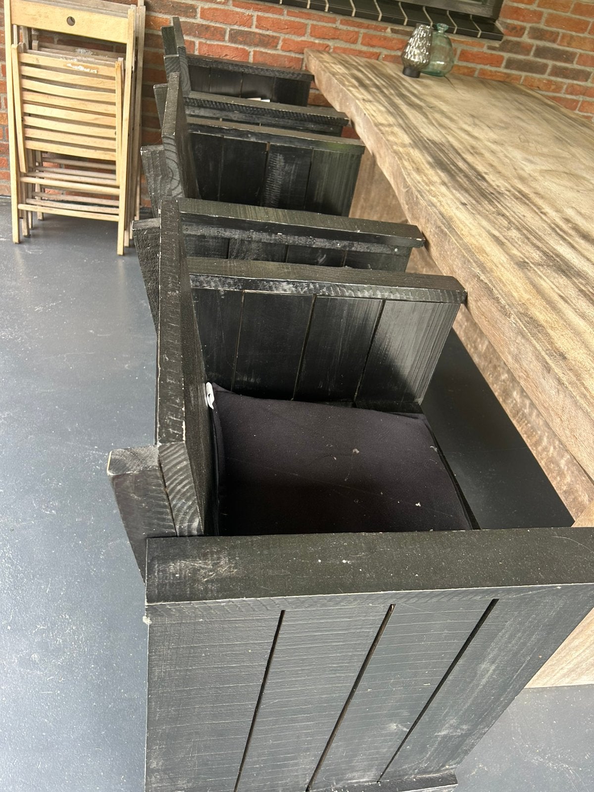 Tuinstoelen 3x gratis, Ophalen, Gebruikt