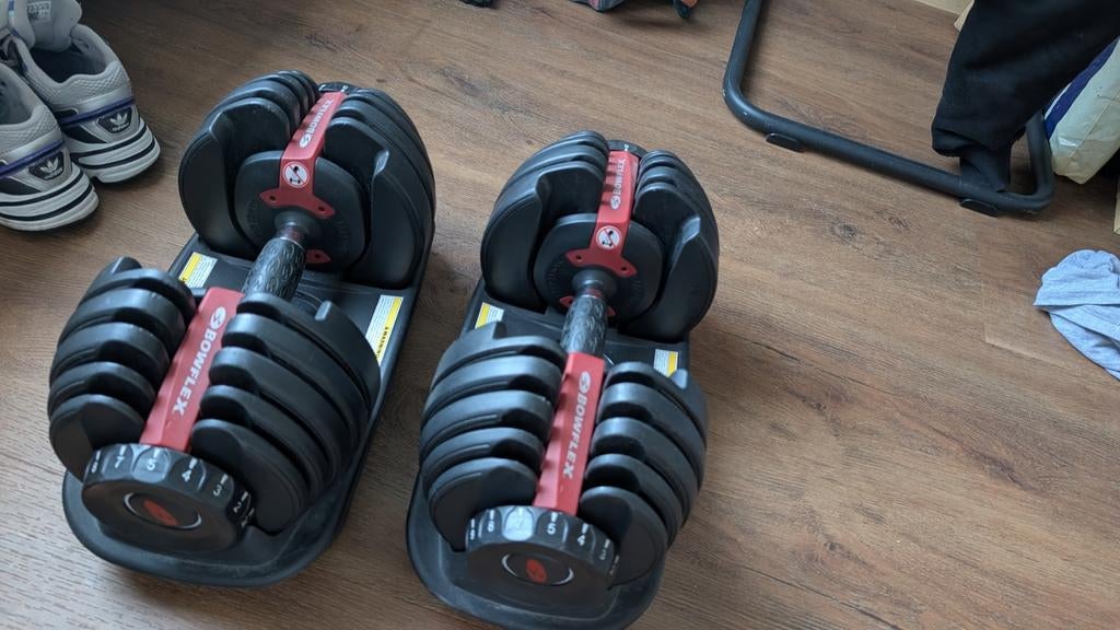 Bowflex 552i verstelbare dumbbells - 24kg per dumbbell, Ophalen, Dumbbell