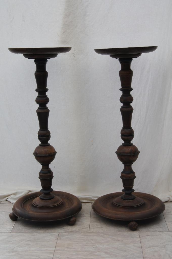 Planten tafels  ( Set, Antiek en Kunst, Ophalen of Verzenden, Hout, Houtsnijwerk