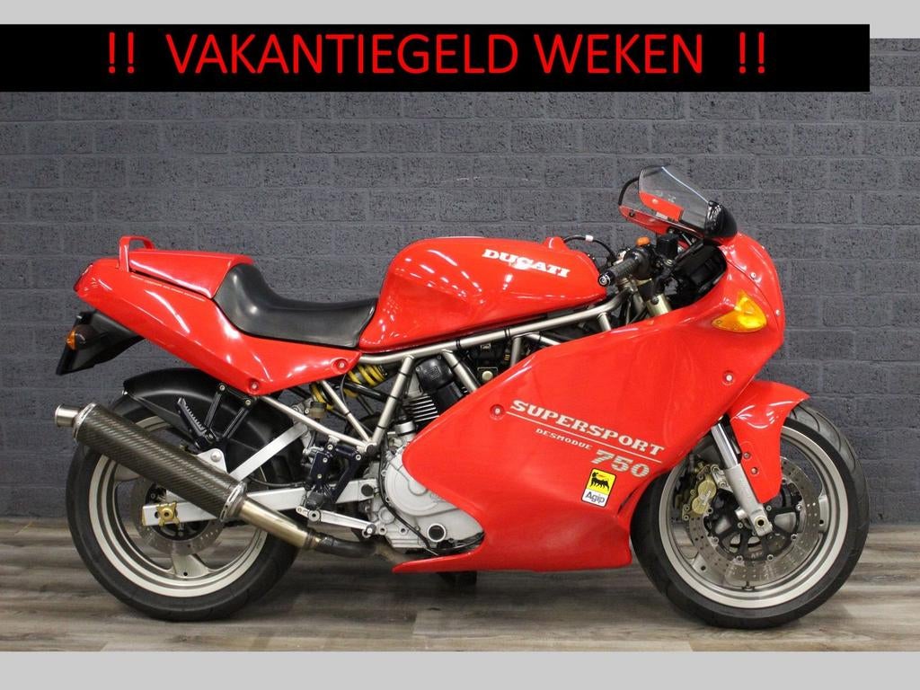 DUCATI 750 SS (bj 1993) 750SS COLLECTORS ITEM, Motoren, Motoren | Ducati, DUCATI, 2 cilinders, Bedrijf, Onbekend