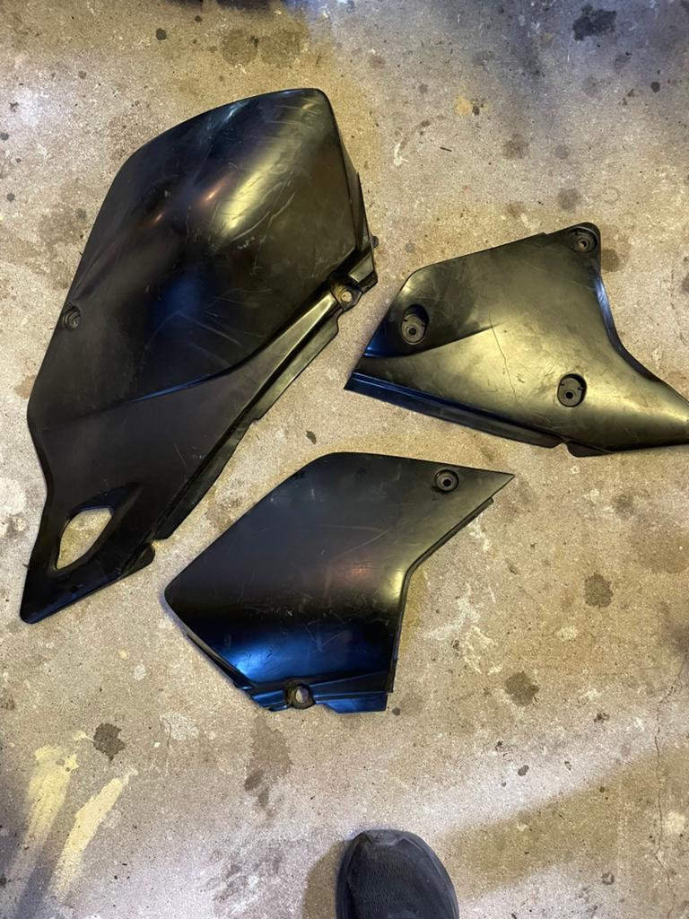 DRZ400 zijkappen zwart, Motoren, Ophalen of Verzenden