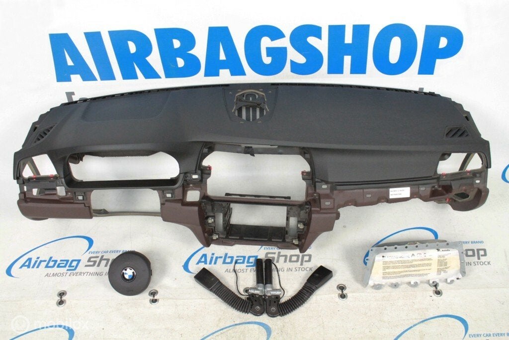 Airbag set - Dashboard M bruin BMW 5 serie F10 (2009-2017), Gebruikt, Ophalen of Verzenden
