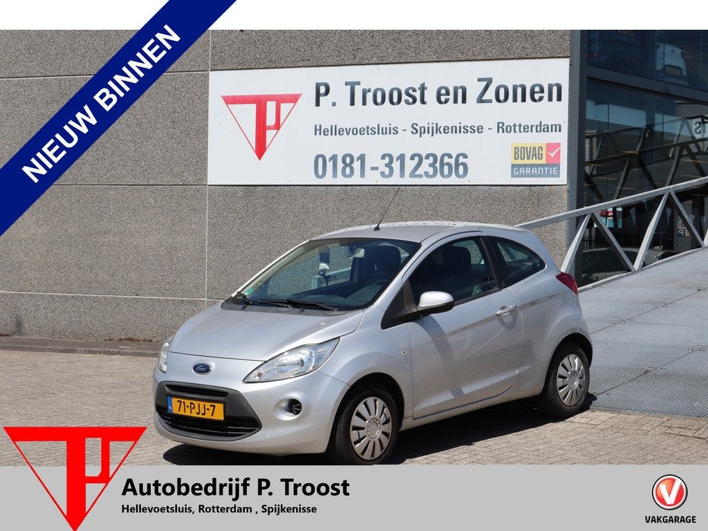 Ford Ka 1.2 Comfort start/stop Airco/NAP/Radio CD-speler/Ele, Auto's, Ford, Voorwielaandrijving, Stof, Gebruikt, 4 cilinders
