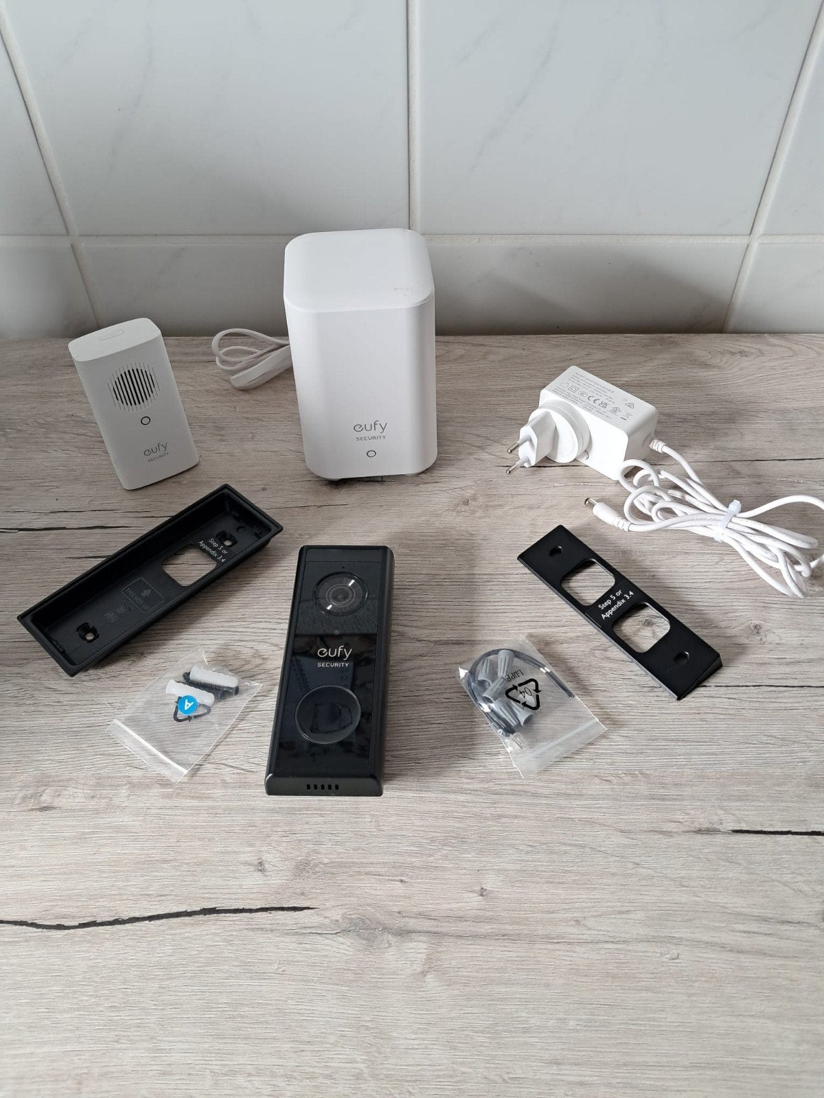 Eufy Security Video Deurbel met HomeBase 2, Ophalen of Verzenden, Zo goed als nieuw, Compleet systeem, Beweging