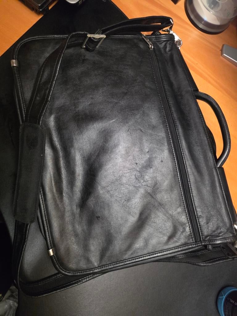 Zwarte Samsonite aktetas, Computers en Software, Laptoptassen, Ophalen of Verzenden