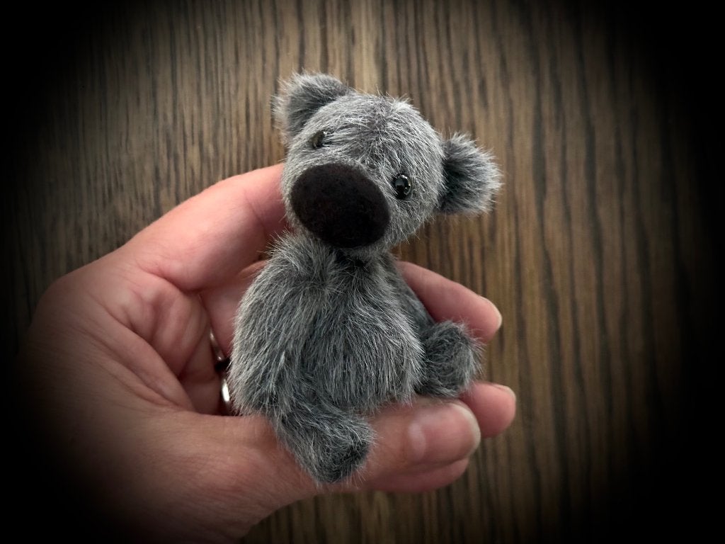 Mini teddybeer teddy beer handgemaakt beweegbaar pop doll, Verzenden, Nieuw, Stoffen beer, Overige merken