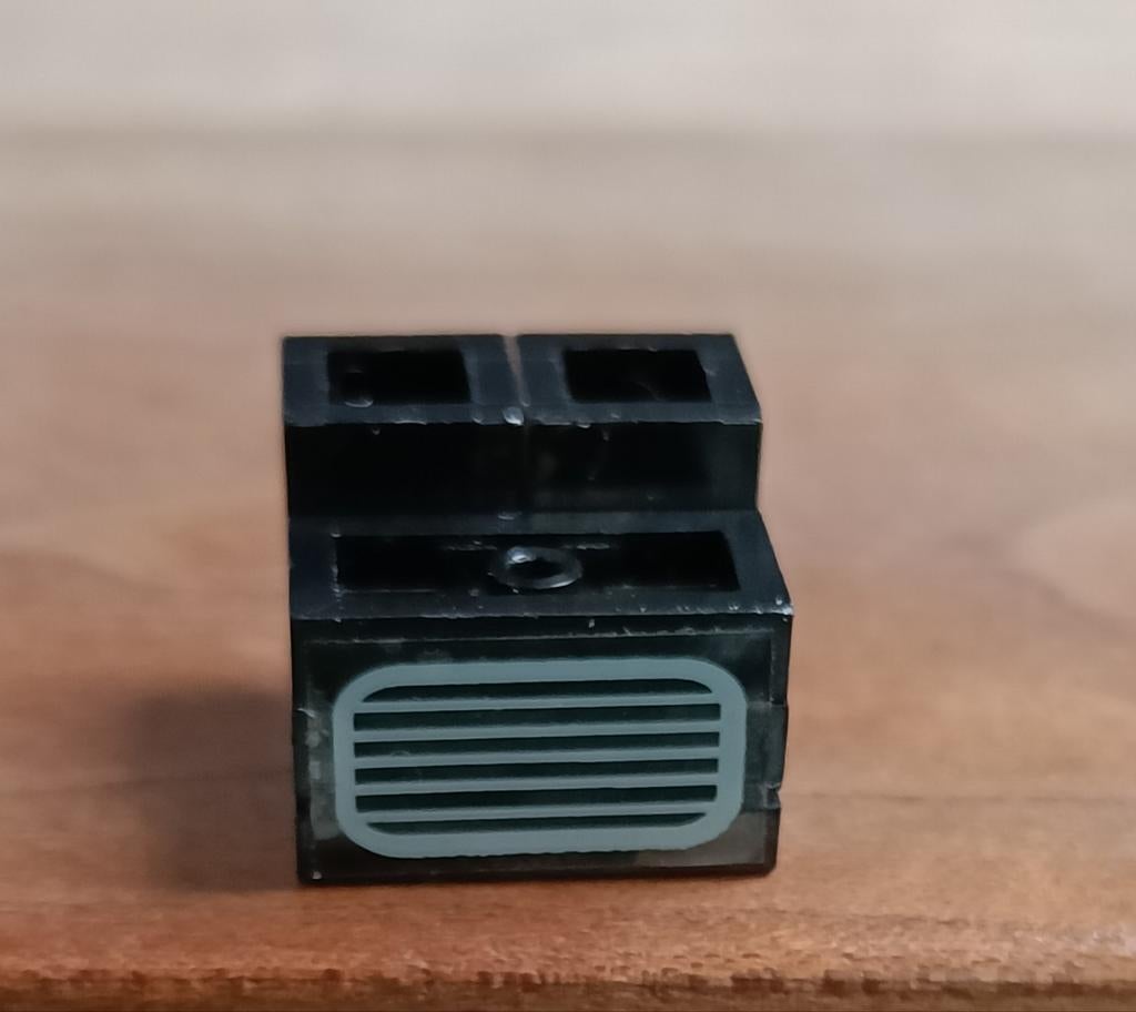 Lego Stickered Assembly 2 x 2 x 1 1/3 with Light Gray Air, Gebruikt, Overige thema's, Lego, Ophalen of Verzenden
