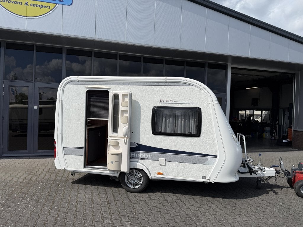 Hobby De Luxe 350 TB Kompakt + WC + Mover 850KG BJ 2012, Caravans en Kamperen, Caravans, Hobby, Tot en met 2, Bedrijf, Treinzit