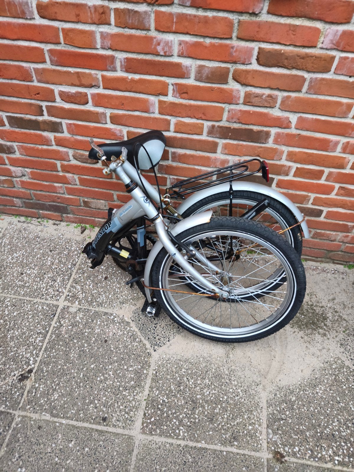 Dunlop vouwfiets - Compact en handig, Overige merken, Gebruikt, Ophalen of Verzenden, Totaal opvouwbaar