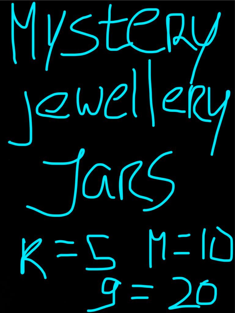 Mystery Juwelen Potjes - Klein, Middel, Groot, Ophalen of Verzenden, Gebruikt